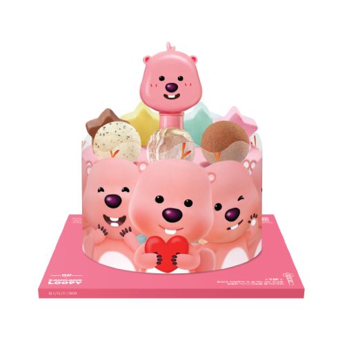 해-삐 잔망루피 케이크