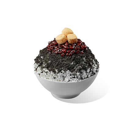 흑임자 팥빙수